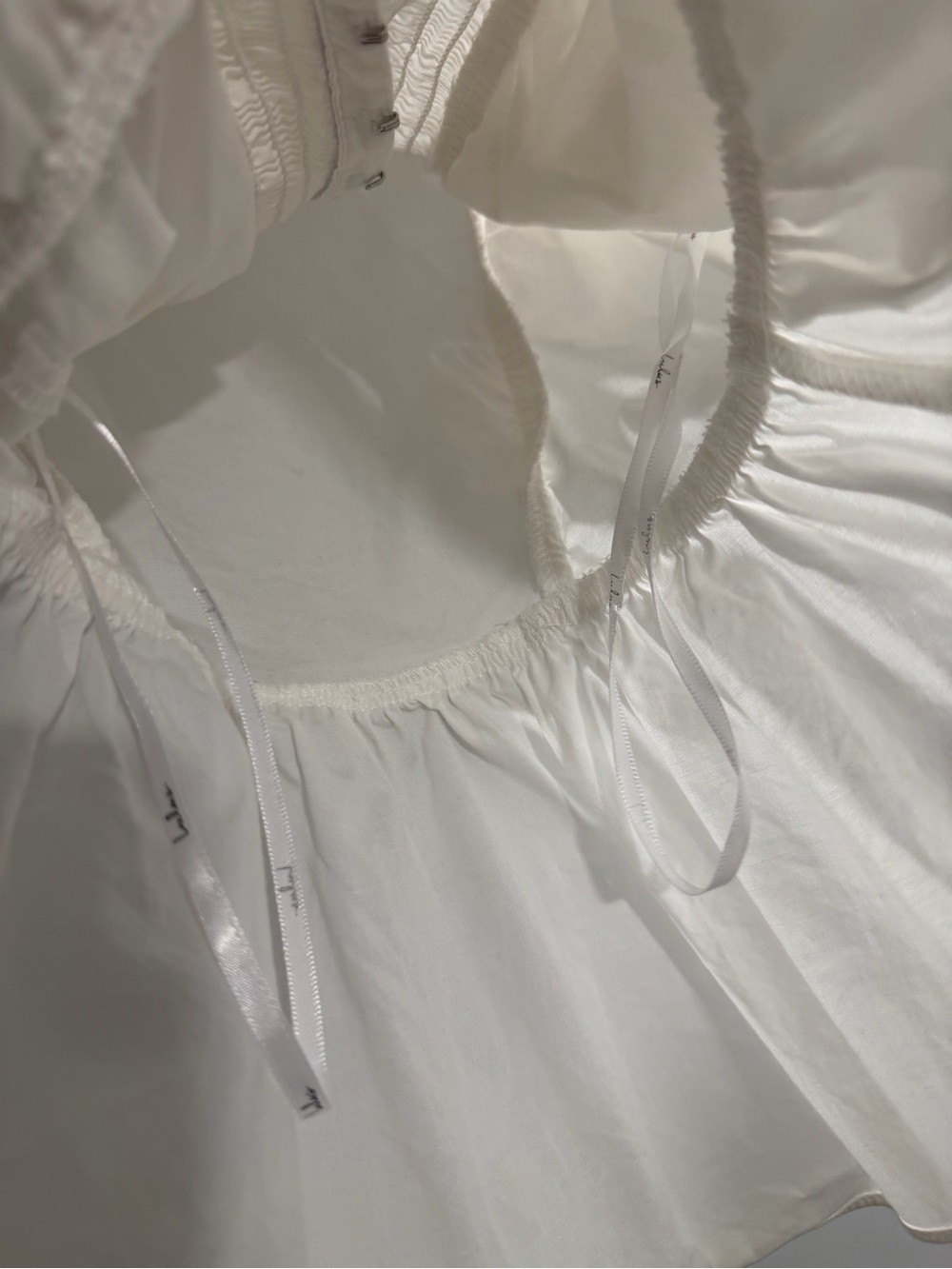 Lulu's In A Ruffle White Ruffled Hook and Eye Top - Picture 8 of 12